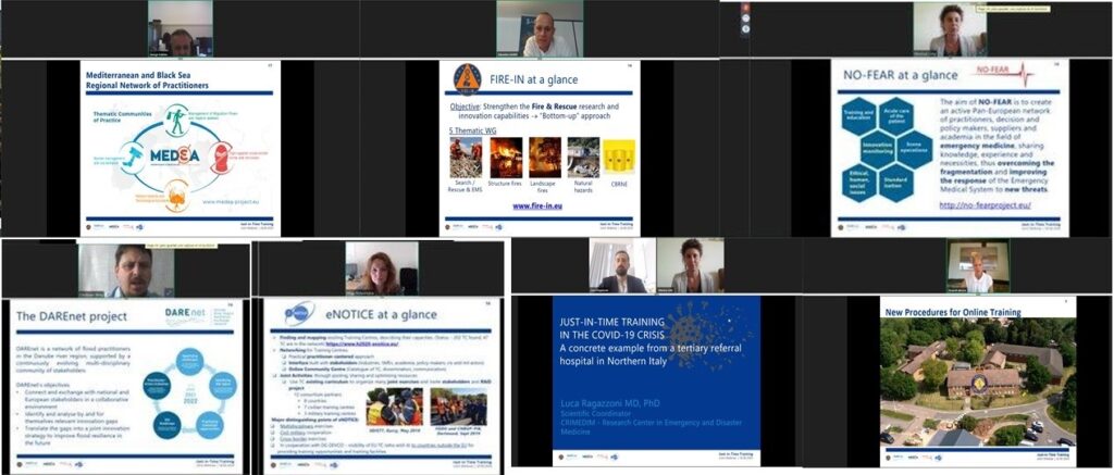 JUST-IN-TIME TRAINING LIVE WEBINAR JOINTLY ORGANIZED BY 5 PRACTITIONERS’ NETWORKS